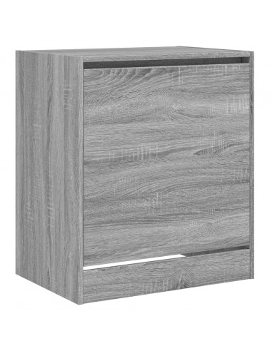 Scarpiera Grigio Sonoma 60x42x69 cm in Legno Multistrato