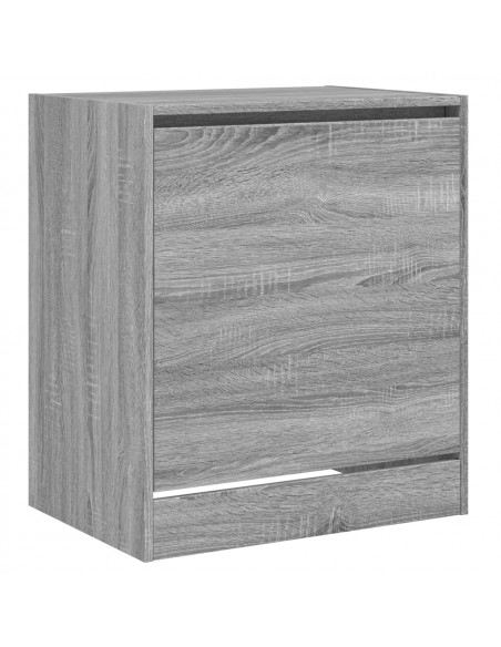 Scarpiera Grigio Sonoma 60x42x69 cm in Legno Multistrato