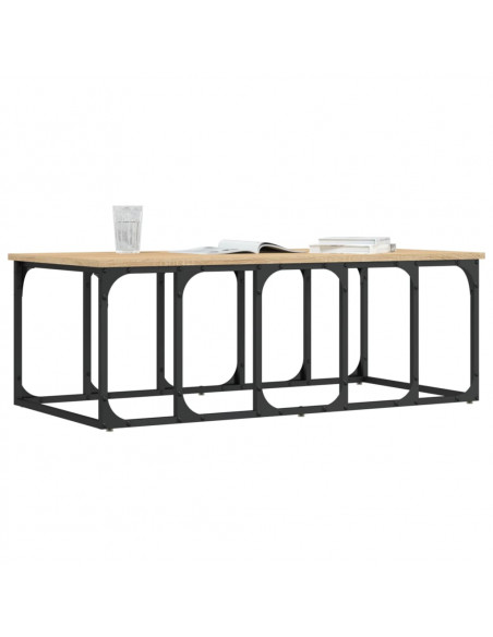 Tavolino Salotto Rovere Sonoma 100x50x35,5cm Legno Multistrato