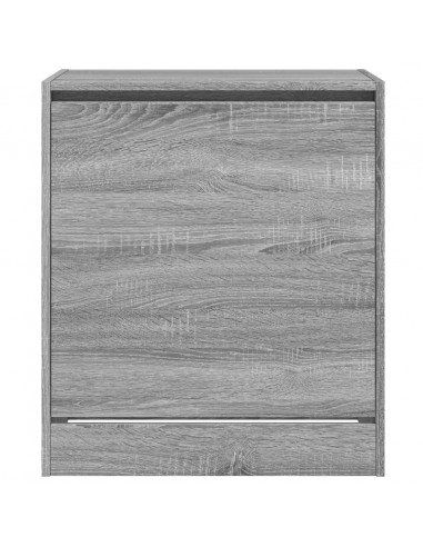 Scarpiera Grigio Sonoma 60x42x69 cm in Legno Multistrato
