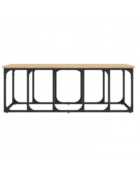 Tavolino Salotto Rovere Sonoma 100x50x35,5cm Legno Multistrato