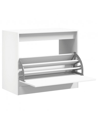 Scarpiera Bianca 80x42x69 cm in Legno Multistrato