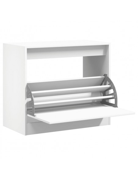 Scarpiera Bianca 80x42x69 cm in Legno Multistrato