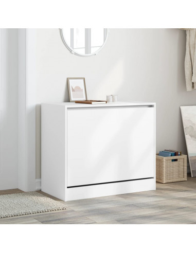 Scarpiera Bianca 80x42x69 cm in Legno Multistrato