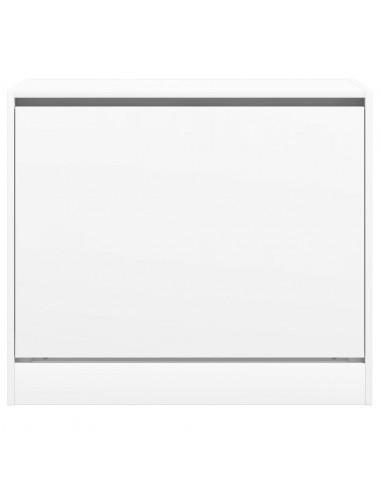 Scarpiera Bianca 80x42x69 cm in Legno Multistrato