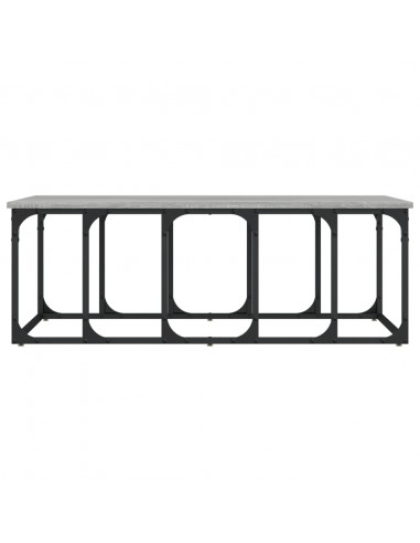 Tavolino Salotto Grigio Sonoma 100x50x35,5cm Legno Multistrato