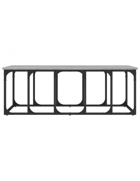 Tavolino Salotto Grigio Sonoma 100x50x35,5cm Legno Multistrato