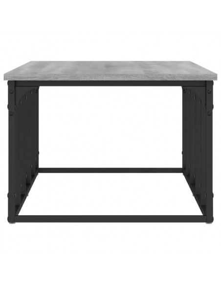 Tavolino Salotto Grigio Sonoma 100x50x35,5cm Legno Multistrato