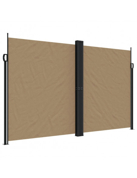 Tenda da Sole Laterale Retrattile Tortora 200x1000 cm