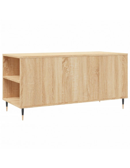 Tavolino Salotto Rovere Sonoma 102x44,5x50 cm Legno Multistrato