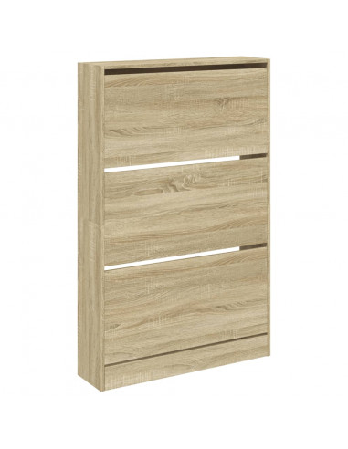 Scarpiera Rovere Sonoma 80x21x125,5 cm in Legno Multistrato
