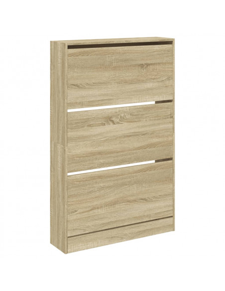 Scarpiera Rovere Sonoma 80x21x125,5 cm in Legno Multistrato