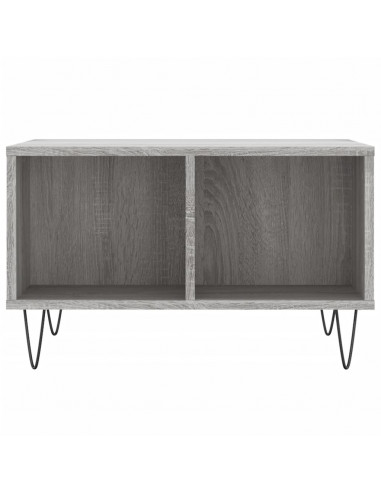 Tavolino da Salotto grigio sonoma 60x50x36,5 cm in Multistrato