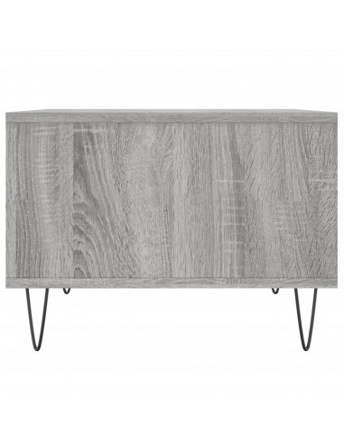 Tavolino da Salotto grigio sonoma 60x50x36,5 cm in Multistrato