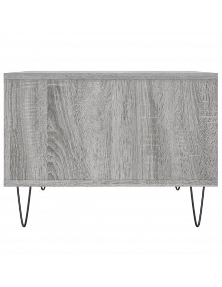 Tavolino da Salotto grigio sonoma 60x50x36,5 cm in Multistrato