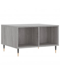 Tavolino da Salotto grigio sonoma 60x50x36,5 cm in Multistrato 2