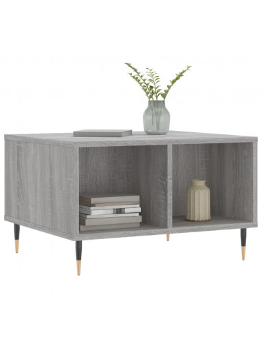 Tavolino da Salotto grigio sonoma 60x50x36,5 cm in Multistrato