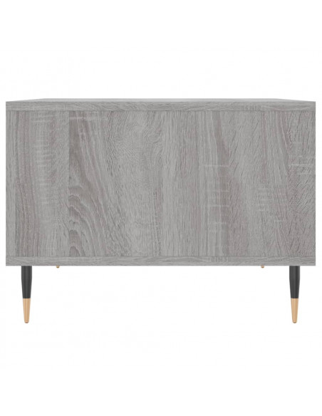 Tavolino da Salotto grigio sonoma 60x50x36,5 cm in Multistrato