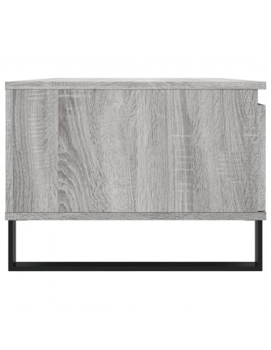 Tavolino Salotto Grigio Sonoma 90x50x36,5 cm Legno Multistrato
