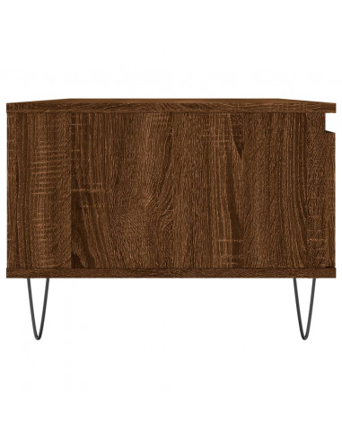 Tavolino da Salotto Rovere Marrone 90x50x36,5 cm in Multistrato