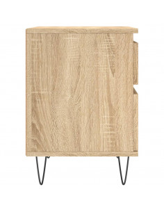 Comodino Rovere Sonoma 40x35x50 cm in Legno Multistrato 2