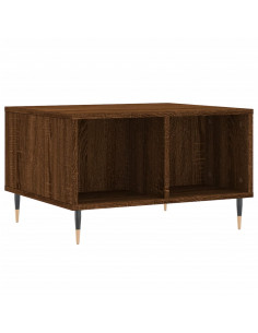 Tavolino da Salotto Rovere Marrone 60x50x36,5 cm in Multistrato 2