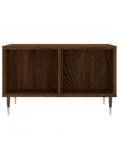 Tavolino da Salotto Rovere Marrone 60x50x36,5 cm in Multistrato
