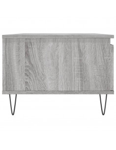 Tavolino Salotto Grigio Sonoma 90x50x36,5 cm Legno Multistrato 2