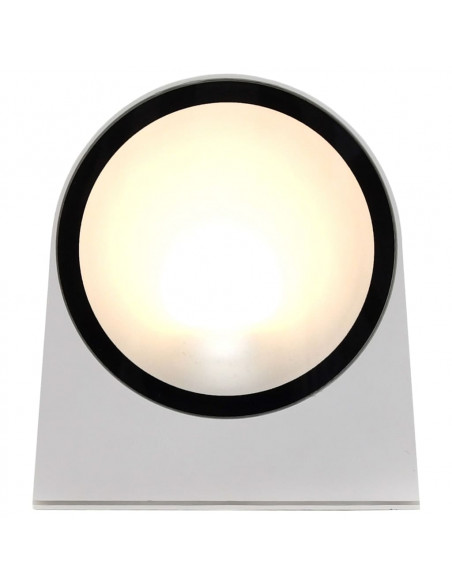 Lampade da Parete da Esterno 2 pz 11 W Bianche Rotonde