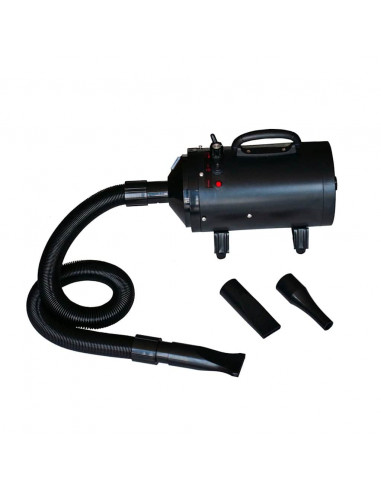 Phon per Cani con 3 Ugelli Nero 2400 W