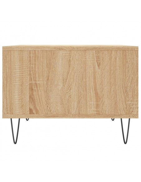 Tavolino Salotto Rovere Sonoma 60x50x36,5 cm Legno Multistrato