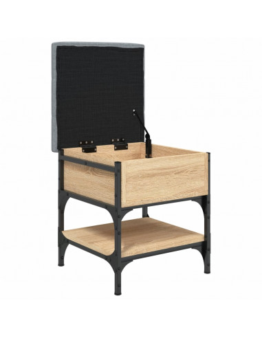 Panca Porta Scarpe Rovere Sonoma 42x42x45 cm Legno Multistrato