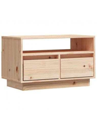 Mobile Porta TV 60x35x37 cm in Legno Massello di Pino