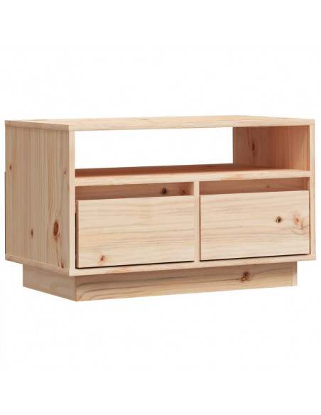 Mobile Porta TV 60x35x37 cm in Legno Massello di Pino