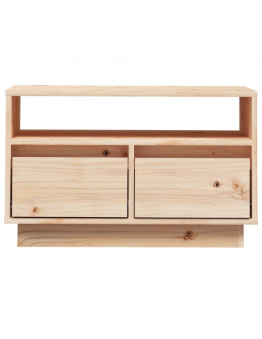 Mobile Porta TV 60x35x37 cm in Legno Massello di Pino