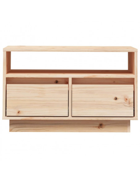 Mobile Porta TV 60x35x37 cm in Legno Massello di Pino