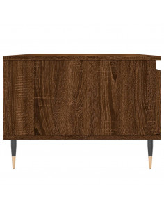 Tavolino da Salotto Rovere Marrone 90x50x36,5 cm in Multistrato 2