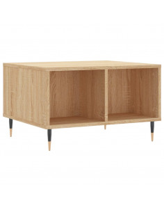 Tavolino Salotto Rovere Sonoma 60x50x36,5 cm Legno Multistrato 2