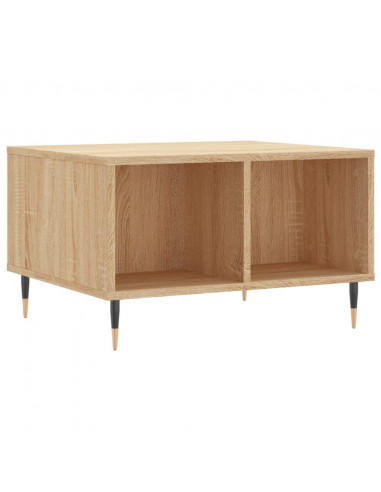 Tavolino Salotto Rovere Sonoma 60x50x36,5 cm Legno Multistrato