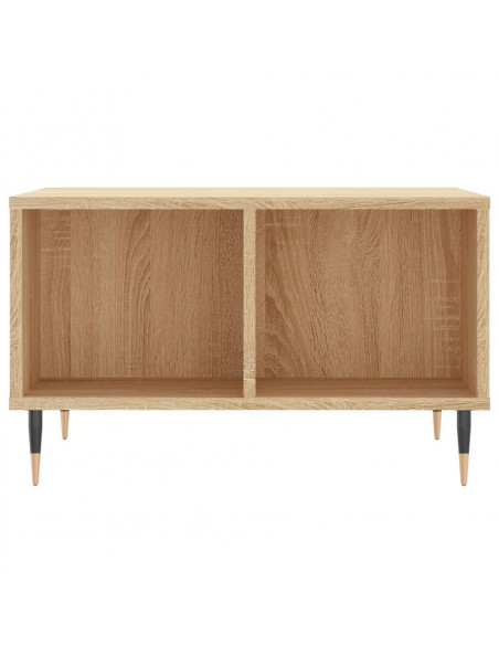 Tavolino Salotto Rovere Sonoma 60x50x36,5 cm Legno Multistrato