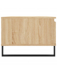 Tavolino Salotto Rovere Sonoma 90x50x36,5 cm Legno Multistrato 2