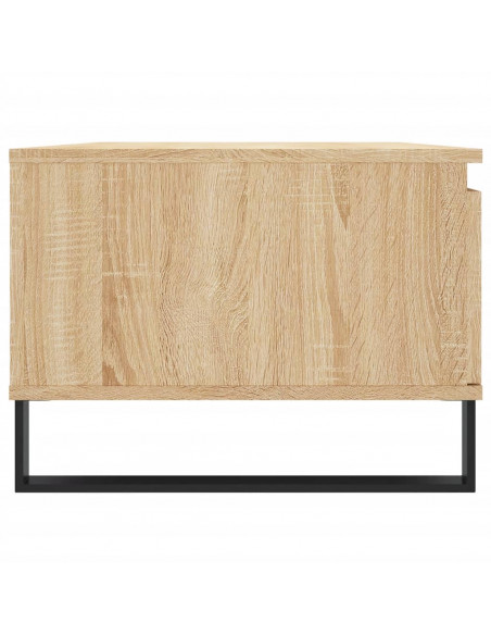 Tavolino Salotto Rovere Sonoma 90x50x36,5 cm Legno Multistrato
