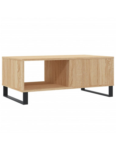 Tavolino Salotto Rovere Sonoma 90x50x36,5 cm Legno Multistrato
