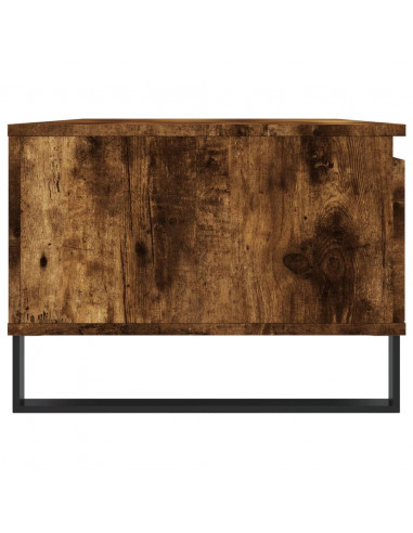 Tavolino da Salotto Rovere Fumo 90x50x36,5 cm Legno Multistrato
