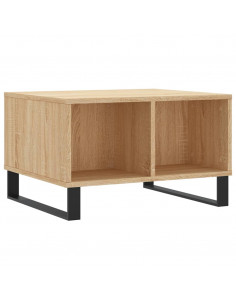 Tavolino Salotto Rovere Sonoma 60x50x36,5 cm Legno Multistrato 2