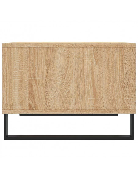 Tavolino Salotto Rovere Sonoma 60x50x36,5 cm Legno Multistrato