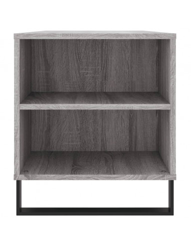 Tavolino Salotto Grigio Sonoma 102x44,5x50 cm Legno Multistrato