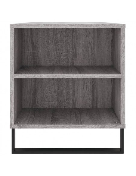 Tavolino Salotto Grigio Sonoma 102x44,5x50 cm Legno Multistrato