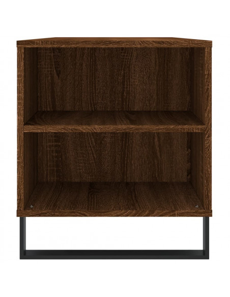 Tavolino Salotto Rovere Marrone 102x44,5x50cm Legno Multistrato