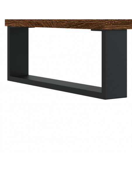 Tavolino Salotto Rovere Marrone 102x44,5x50cm Legno Multistrato